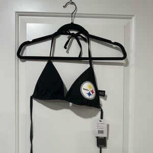 Steelers Bathing Suit String Bikini Top